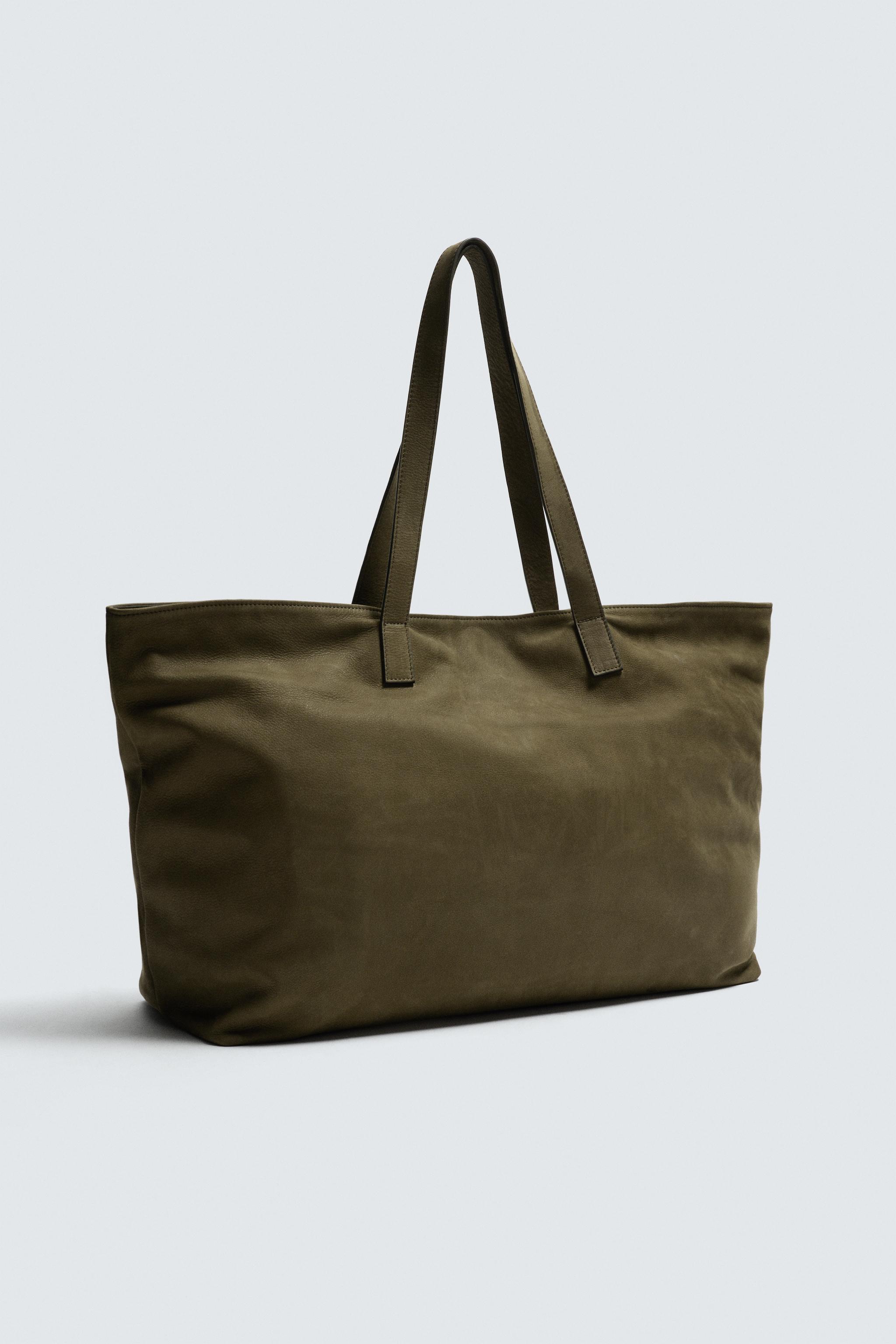 LEATHER SHOPPER BAG